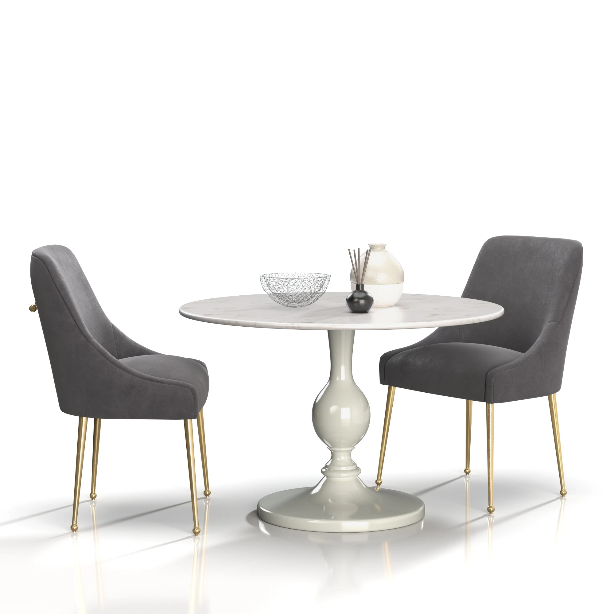 Dining Set 07 3D Model_03